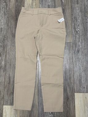 Womens Old Navy Stretch Slim-Fit Pants - Tan